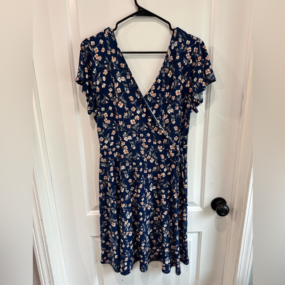 Blue Floral Dress